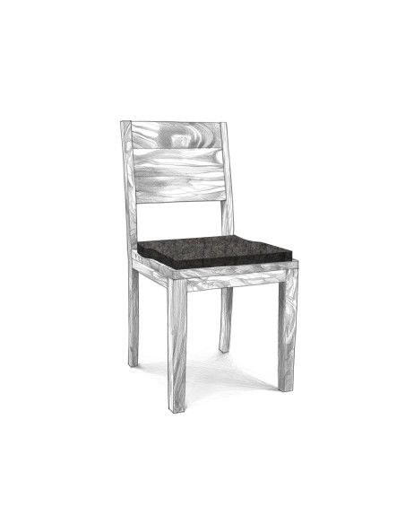 Felt seat pad Square