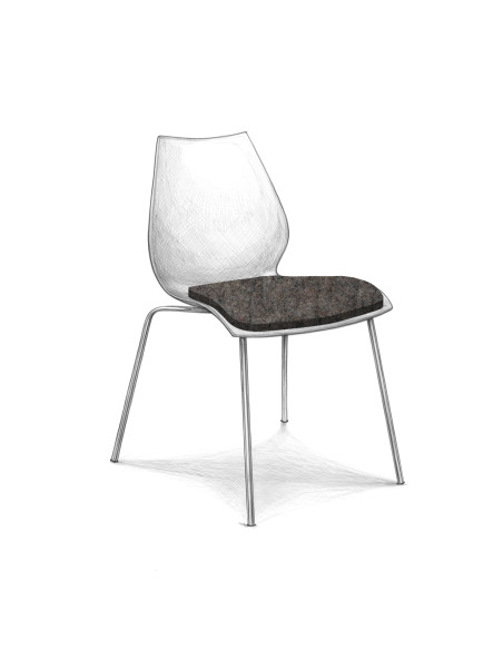 Filz Sitzauflage Kartell Maui