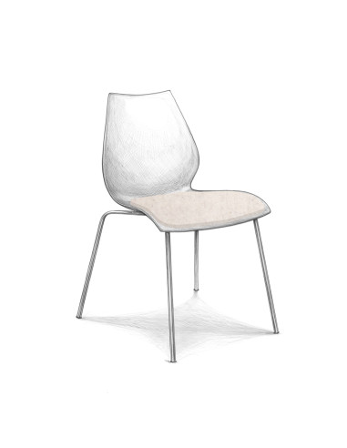 Filz Sitzauflage Kartell Maui