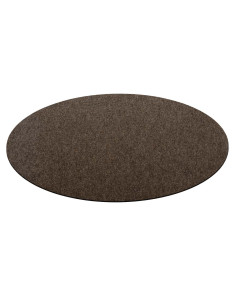 Filzteppich rund marroni