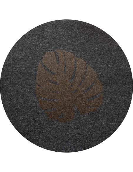 Tapis en feutre Monstera