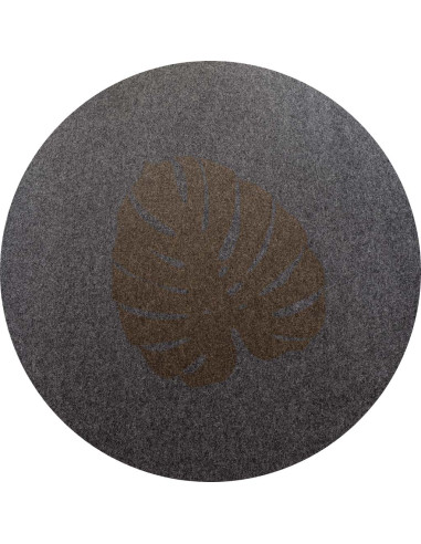 Tapis en feutre Monstera