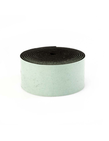 Felt strips self adhesive - Black 2mm