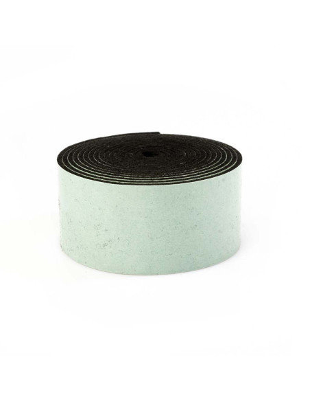 Felt strips self adhesive - Black 2mm