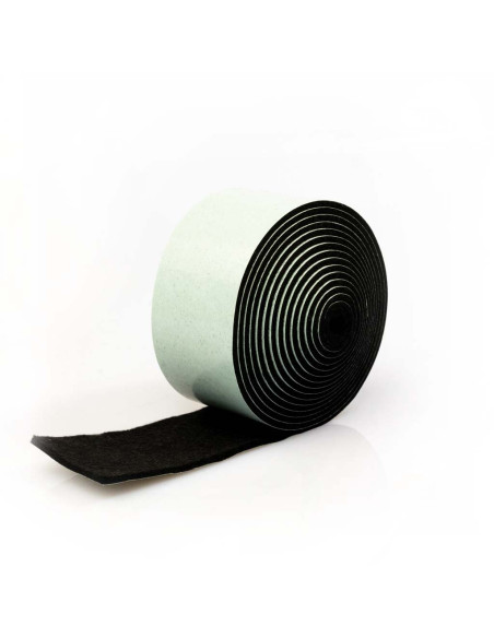Felt strips self adhesive - Black 2mm