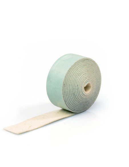 Bande de feutre autocollante - Blanc brut 1mm