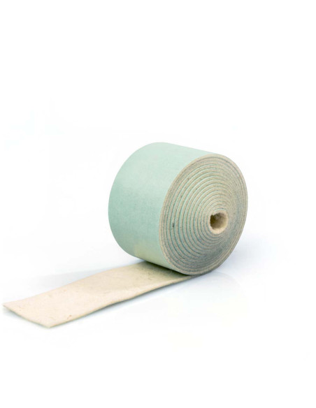 Felt strips self adhesive - Withe 1mm