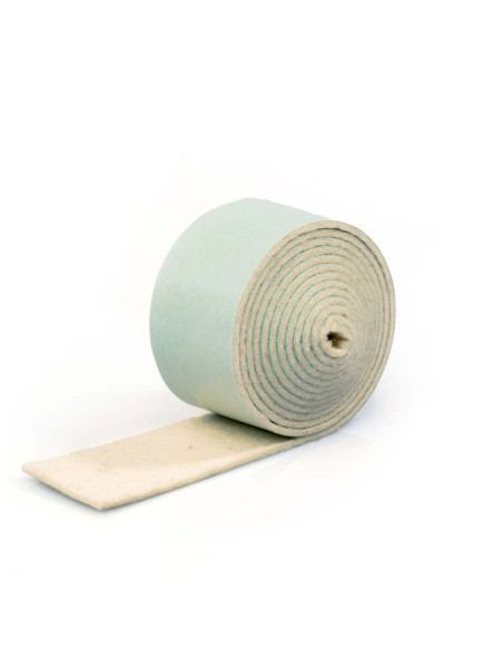 Bande de feutre autocollante - Blanc brut 2mm