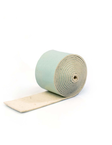 Felt strips self adhesive - Withe 2mm