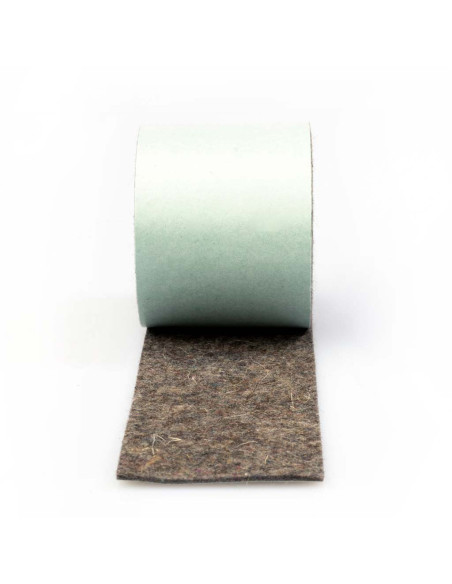 Bande de feutre autocollante - Gris 1mm