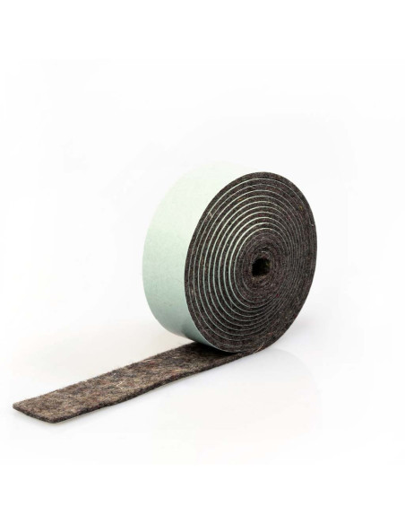 Filzstreifen selbstklebend - Grau 1mm