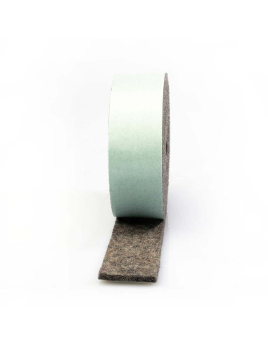 Filzstreifen selbstklebend - Grau 3mm