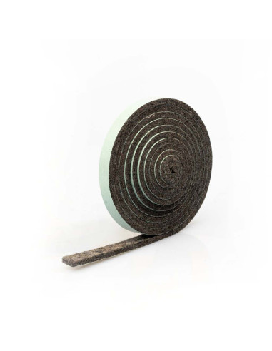 Felt strips self adhesive - Gray 3mm