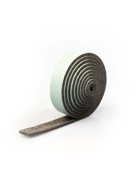 Filzstreifen selbstklebend - Grau 3mm
