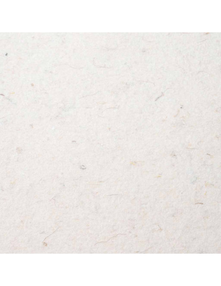 Feutre Blanc brut / 2-8 mm
