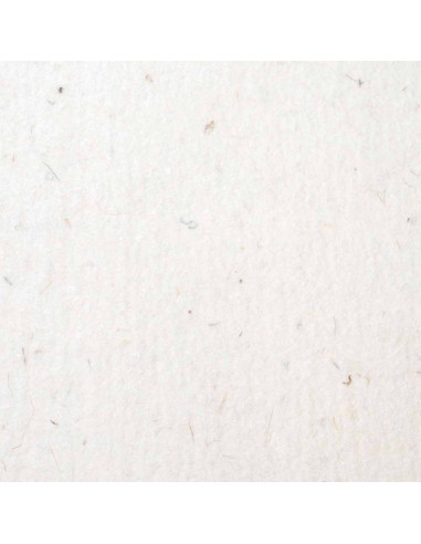 Feutre Blanc brut / 2-8 mm