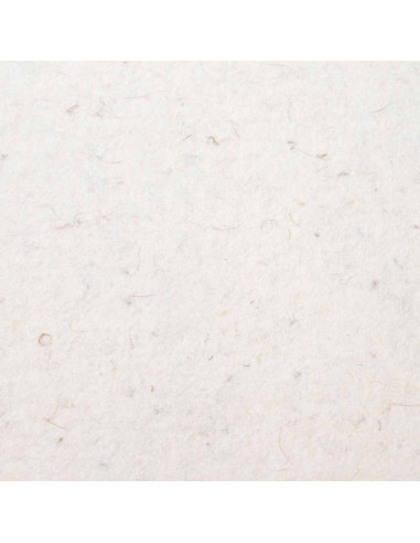 Feutre Blanc brut / 2-8 mm