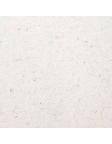 Feutre Blanc brut / 2-8 mm