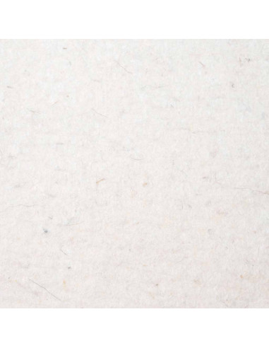 Feutre Blanc brut / 2-8 mm