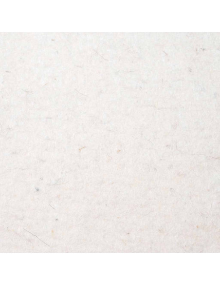 Feutre Blanc brut / 2-8 mm