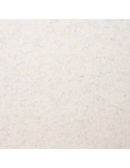Feutre Blanc brut / 1-4 mm