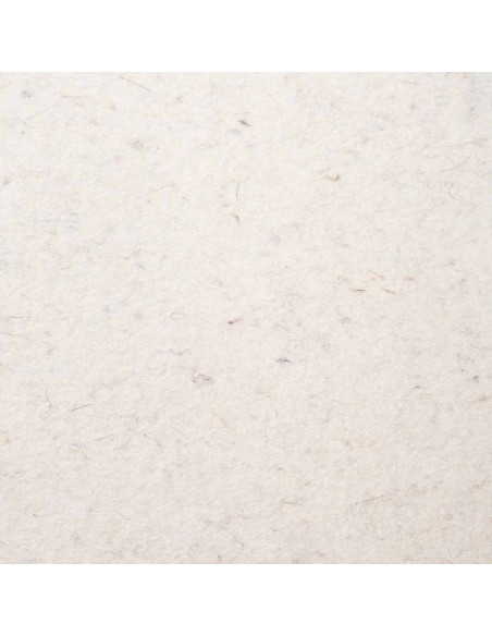 Felt Raw white / 1-4 mm