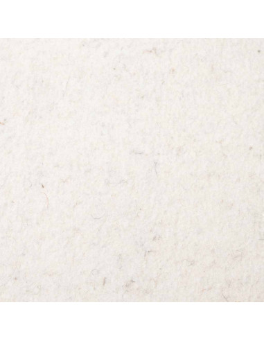 Feutre Blanc brut / 2-15 mm