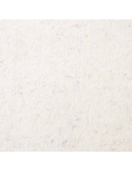 Feutre Blanc brut / 2-15 mm
