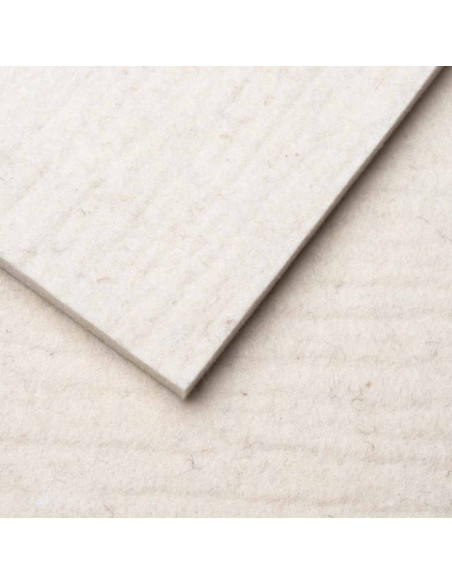 Felt Raw white / 2-15 mm