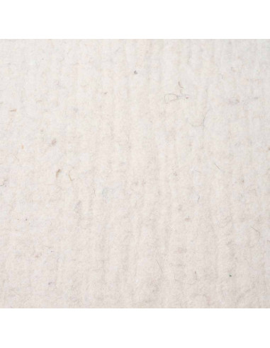 Feutre Blanc brut / 2-15 mm