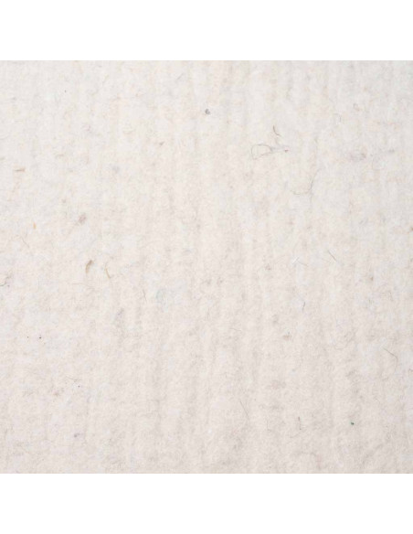 Feutre Blanc brut / 2-15 mm
