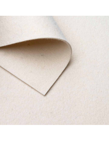Felt Raw white / 2-15 mm