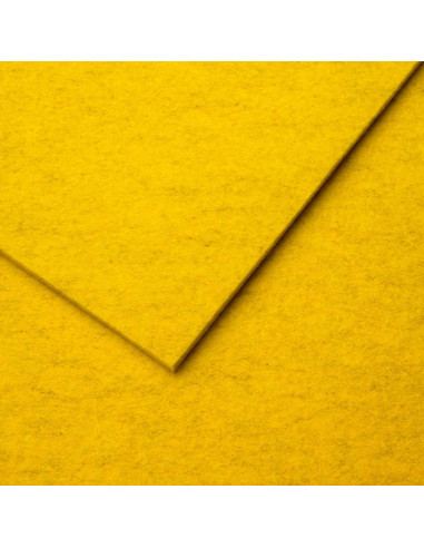 Feutre Jaune chiné / 3-12 mm