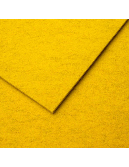 Feutre Jaune chiné / 3-12 mm