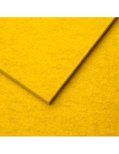Feutre Jaune chiné / 3-12 mm