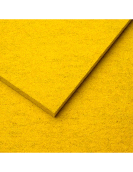 Feutre Jaune chiné / 3-12 mm