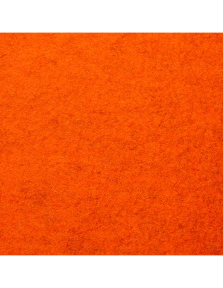 Filz Orangemeliert / 3-12 mm