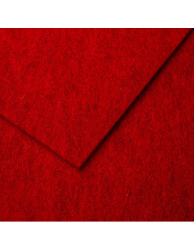 Felt Red mottled / 3-12 mm