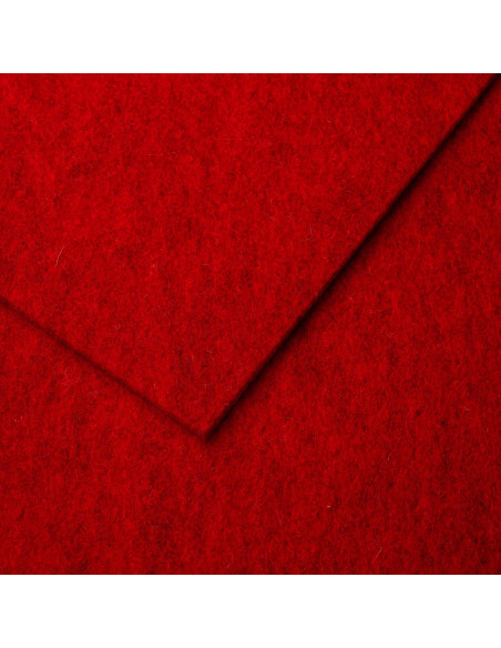Felt Red mottled / 3-12 mm