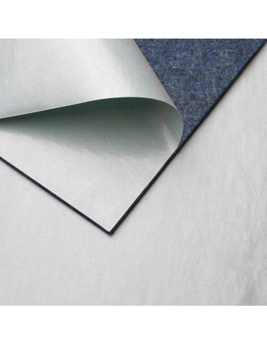 Feutre Bleu jean chiné / 3-12 mm