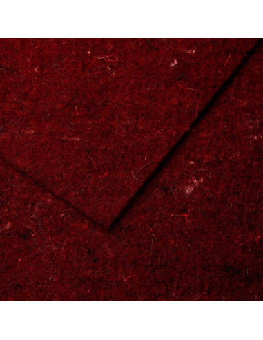 Feutre Rouge rubis / 3-12 mm