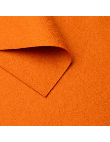 Felt Red orange - 1 mm