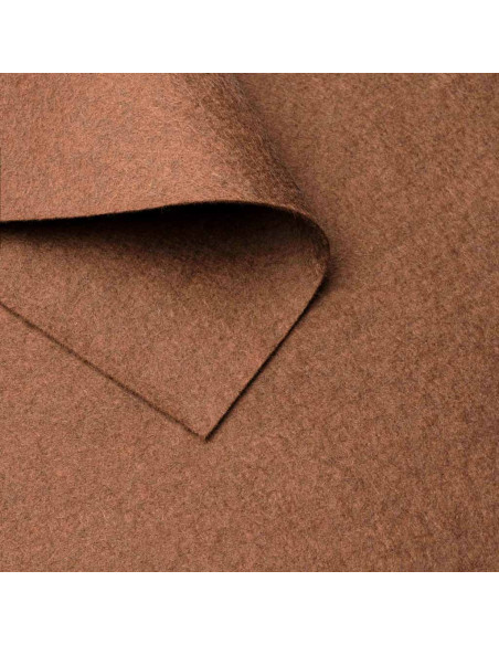 Felt Mahogany brown - 1 mm