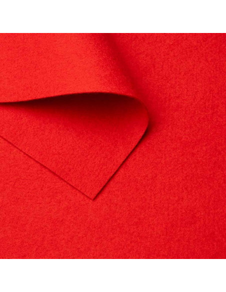 Felt Fire red - 1 mm