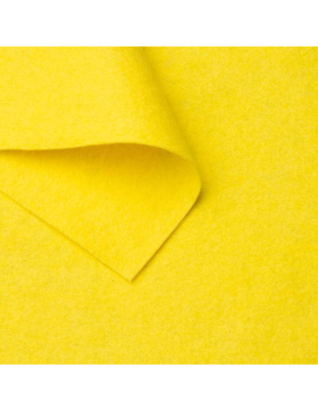 Felt Fluorescent yellow - 1 mm