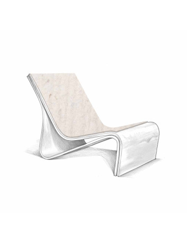 Filz Sitzauflage Swisspearl Sponeck Stuhl