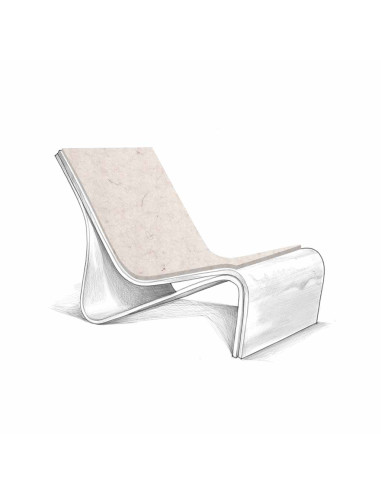 Filz Sitzauflage Swisspearl Sponeck Stuhl