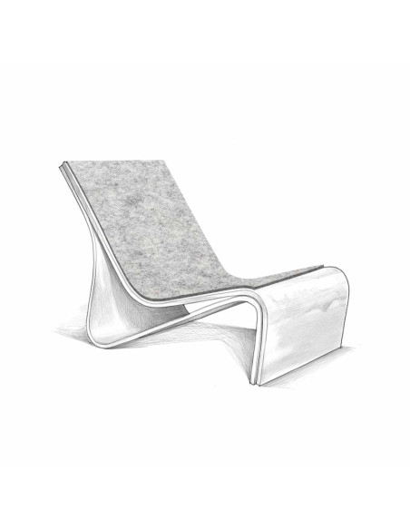 Filz Sitzauflage Swisspearl Sponeck Stuhl