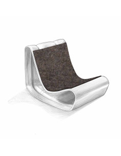 Filz Sitzauflage Swisspearl Guhl Stuhl