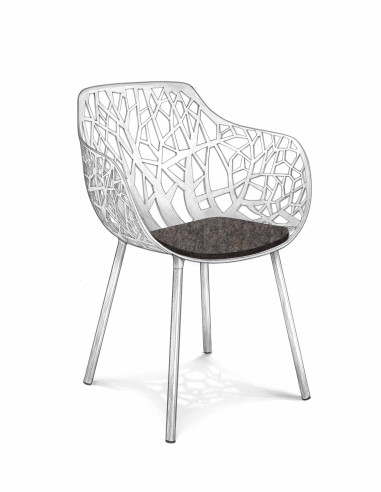 Filz Sitzauflage Fast Forest Gartenstuhl